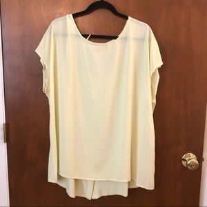 EVRI lemon yellow top